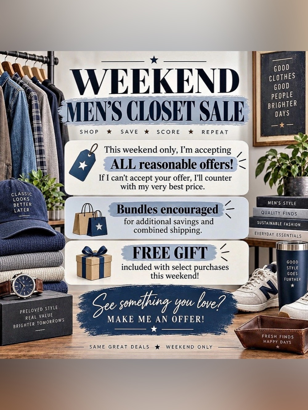 Weekend Closet Sale | Reasonable Offers Welcome + Bundle Savings